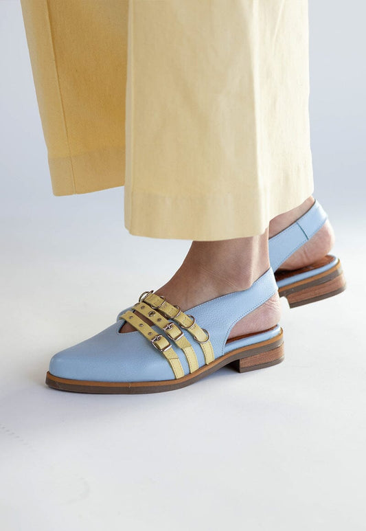 Zapato Mujer / Fior Celeste Amarillo ZAPATOS Giani Dafirenze 