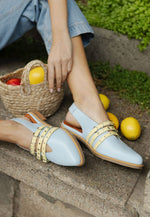 Zapato Mujer / Fior Celeste Amarillo ZAPATOS Giani Dafirenze 