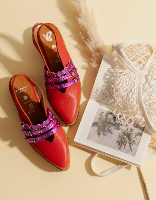 Zapato Mujer / Fior Rojo Fucsia ZAPATOS Giani Dafirenze 
