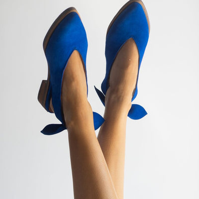 Zapato Mujer / Guindo Azul Claro