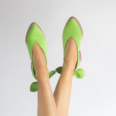 Zapato Mujer / Guindo Verde Claro