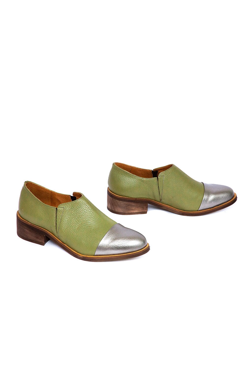 Zapato Mujer / Homero Verde Metálico ZAPATOS Giani Dafirenze 