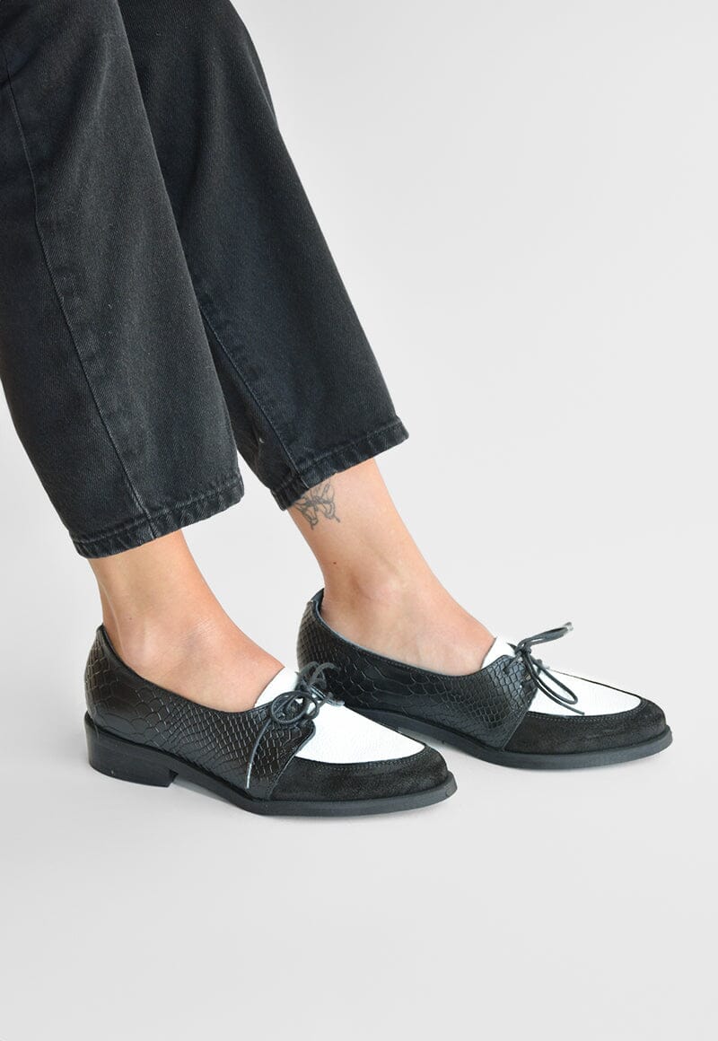 Zapato Mujer / Indira Blanco Negro ZAPATOS Giani Dafirenze 