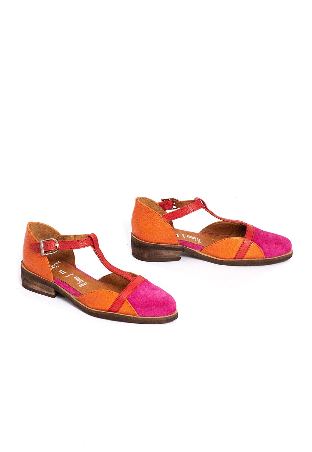 Zapato Mujer / Pomarino Fucsia Naranjo ZAPATOS Giani Dafirenze 