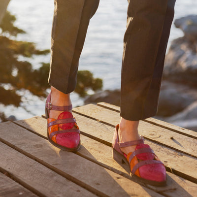 Zapato Mujer / Radal Fucsia Naranjo