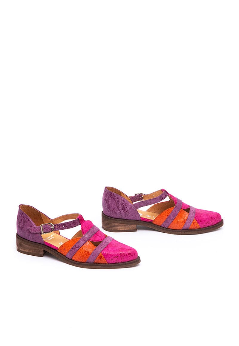 Zapato Mujer / Radal Fucsia Naranjo ZAPATOS Giani Dafirenze 