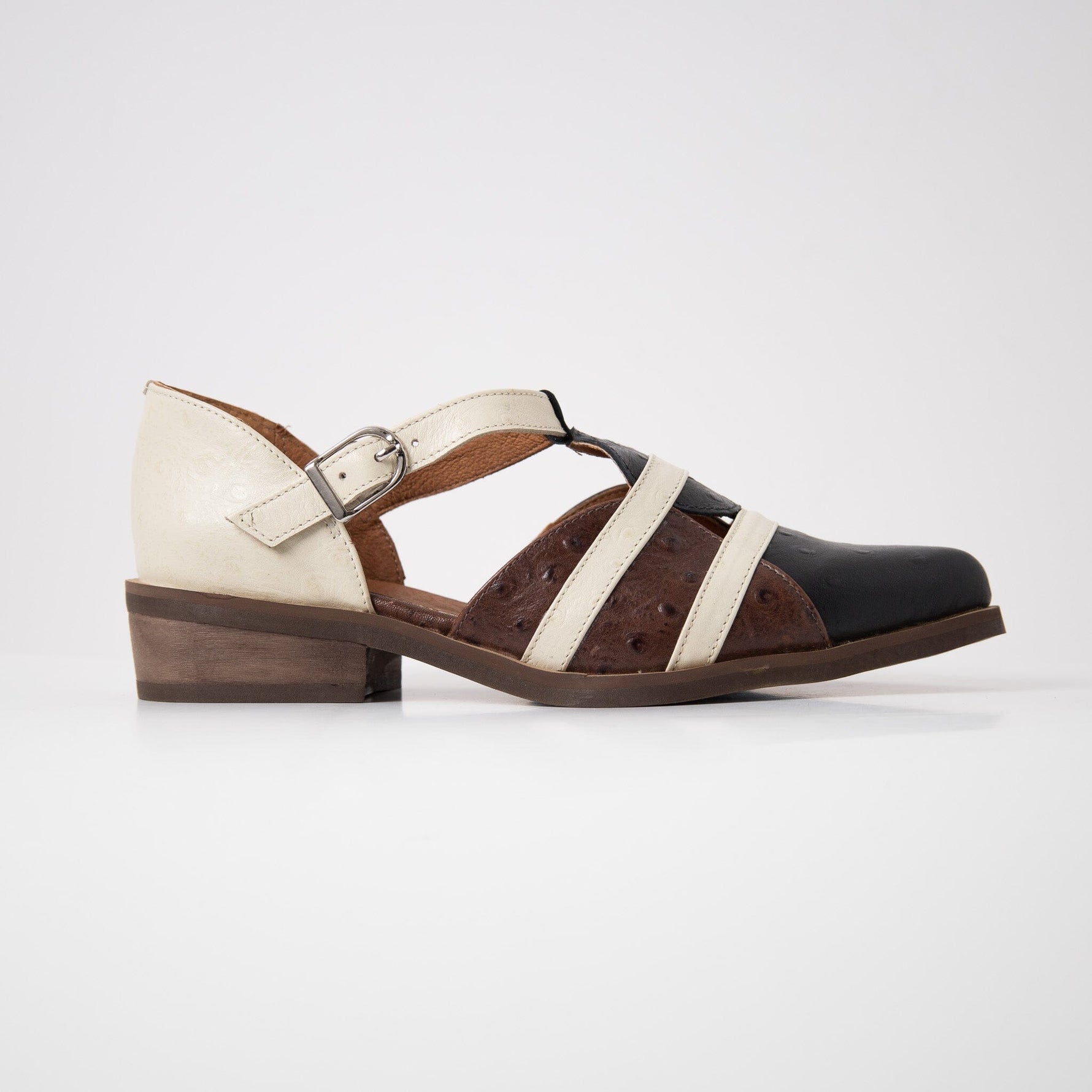 Zapato Mujer / Radal Negro Beige ZAPATOS Giani Dafirenze 