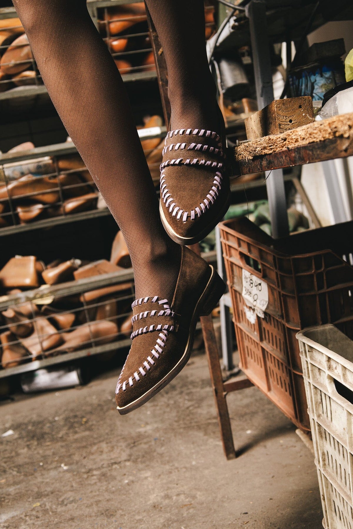 Zapato Mujer / Rastro Cafe Lila ZAPATOS Giani Dafirenze 