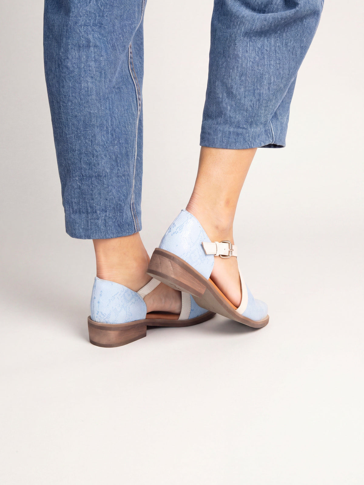 Zapato Mujer / Rauli Celeste Beige ZAPATOS Giani Dafirenze 