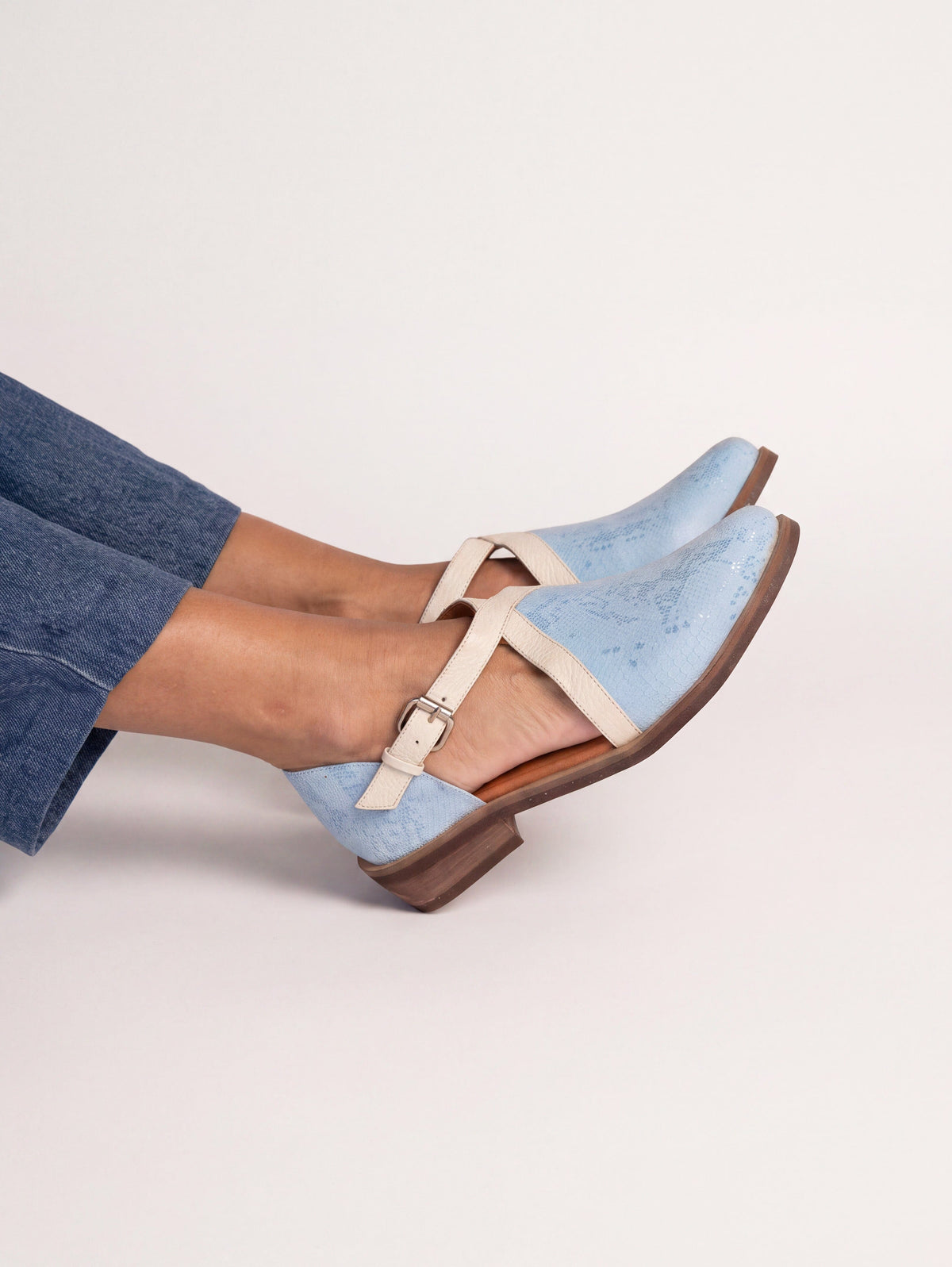 Zapato Mujer / Rauli Celeste Beige ZAPATOS Giani Dafirenze 