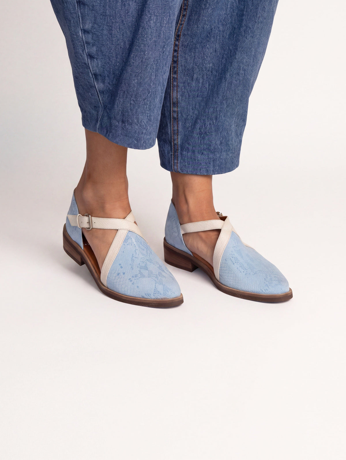 Zapato Mujer / Rauli Celeste Beige ZAPATOS Giani Dafirenze 