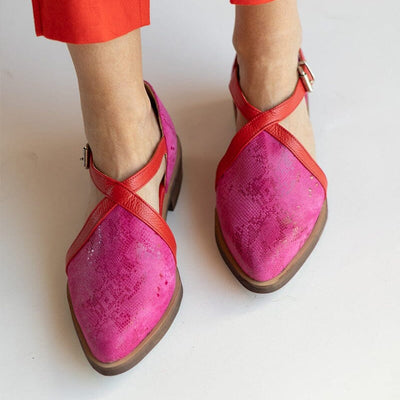 Zapato Mujer / Rauli Fucsia Rojo