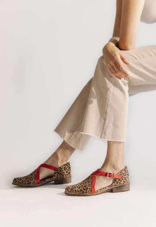 Zapato Mujer / Rauli Leopardo Rojo ZAPATOS Giani Dafirenze 