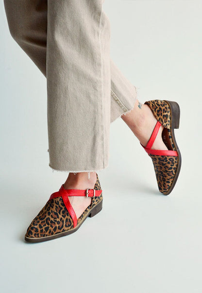 Zapato Mujer / Rauli Leopardo Rojo ZAPATOS Giani Dafirenze 