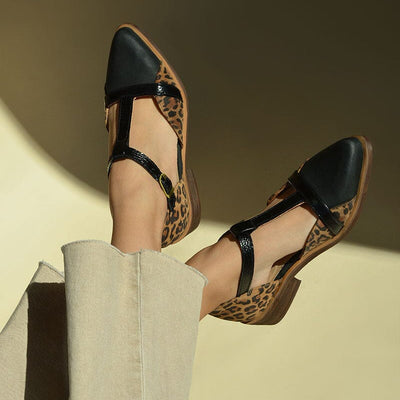 Zapato Mujer / Pomarino Print Negro